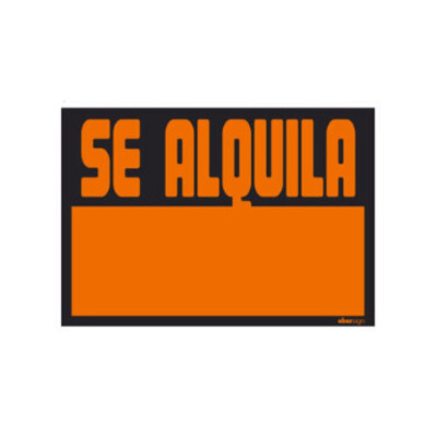 Cartel "Se alquila"